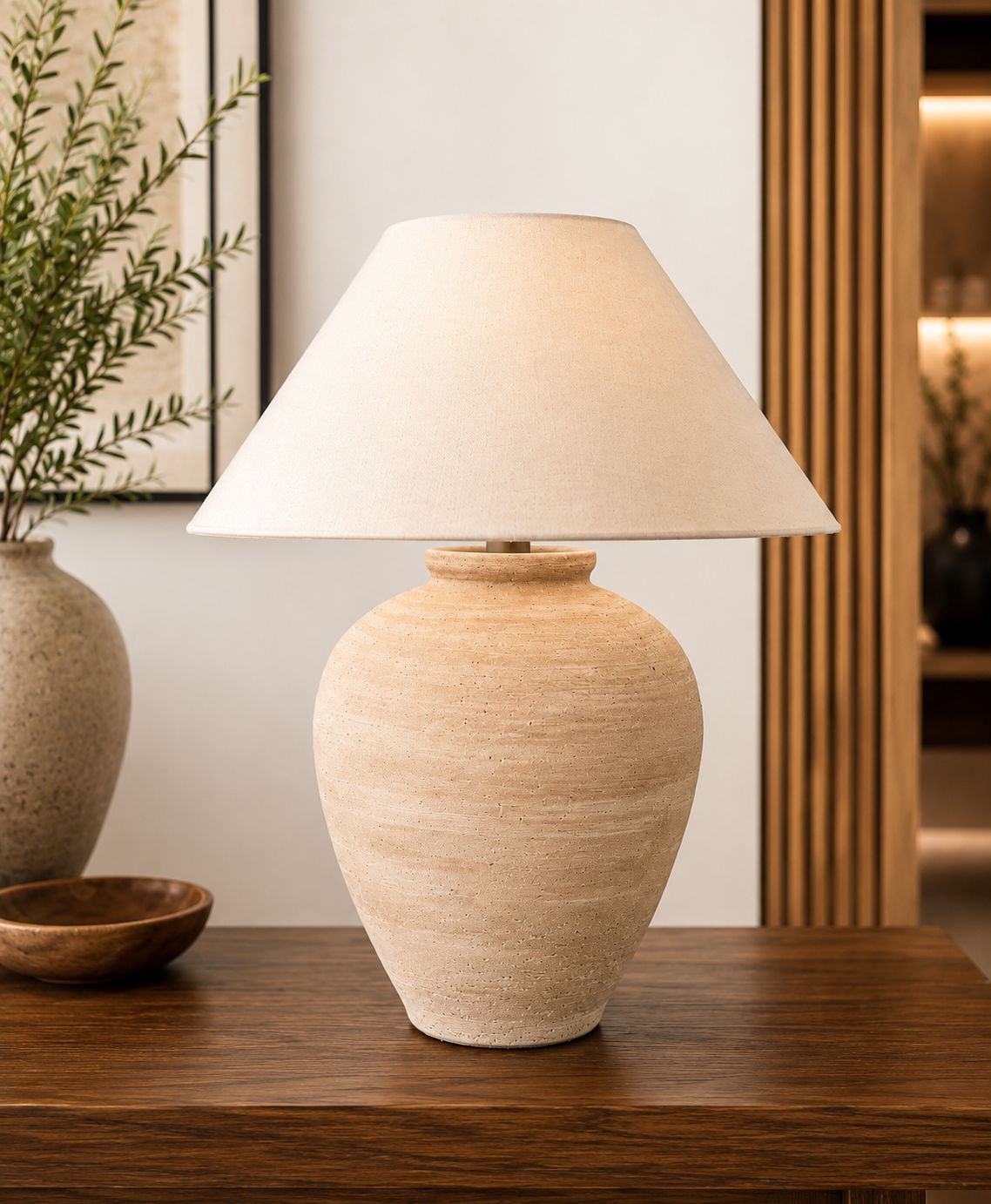 Handmade Pottery Table Lamp