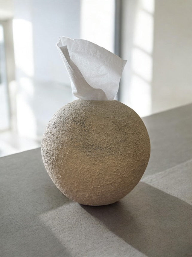 Terra Sphere. “Hand-Painted Pottery vase ”