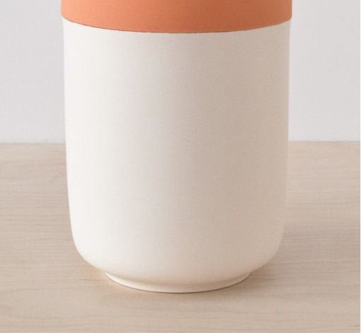 peach “Hand-Painted Pottery vase ”