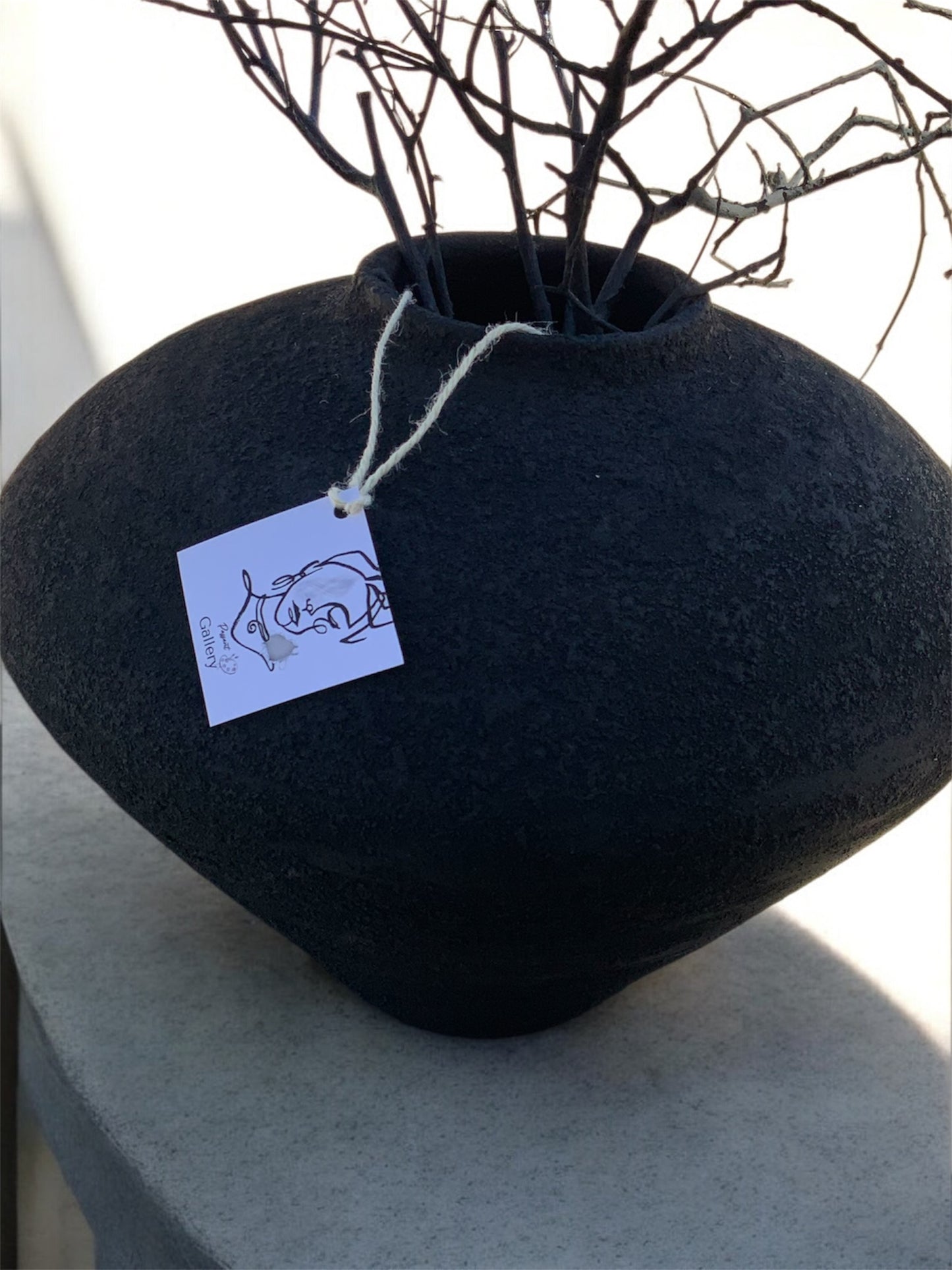 Shadow charm “Hand-Painted Pottery vase ”