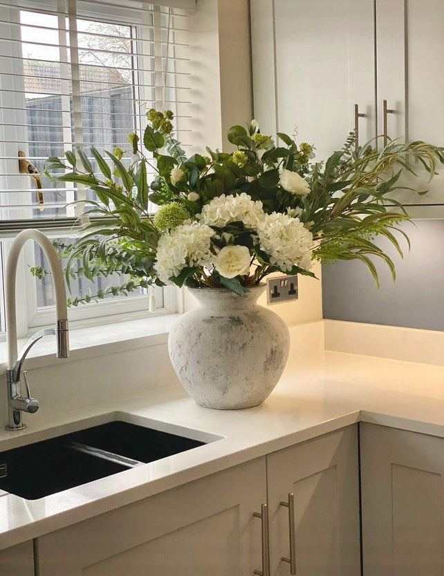 Serenity Vase “Hand-Painted Pottery vase ”