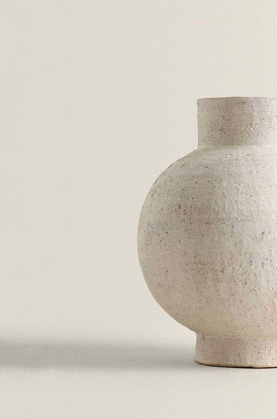 Clarity Vase “Hand-Painted Pottery vase ”