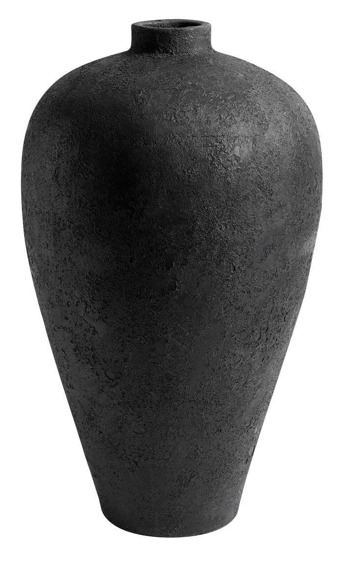 Black rock. “Hand-Painted Pottery vase ”