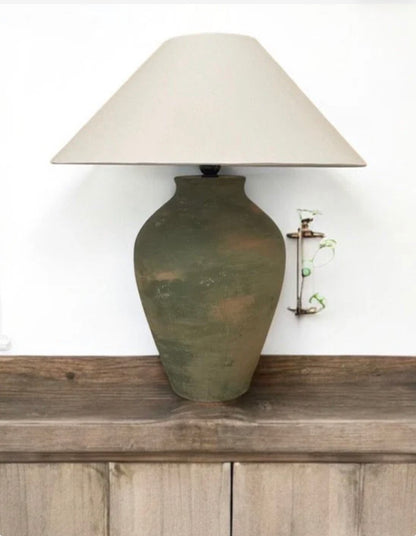 Nova Lamp “Hand-Painted Pottery Lamp”