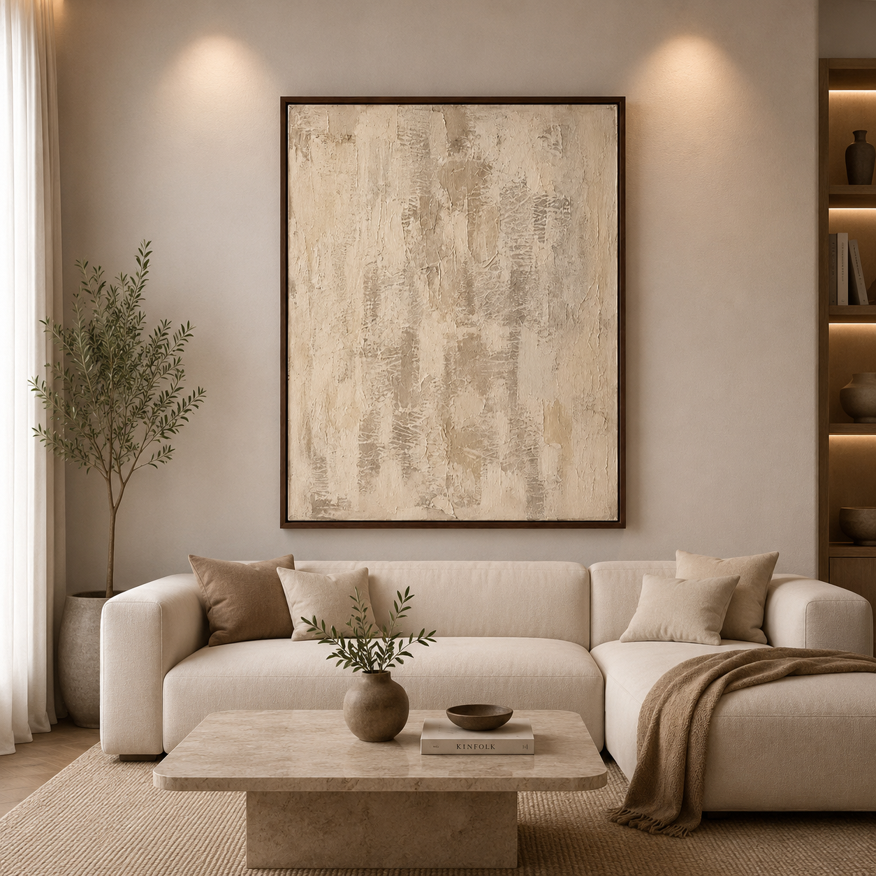 Textured Earth Canvas 100*150