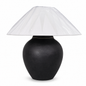 Black pearl “Hand-Painted Pottery Lamp”