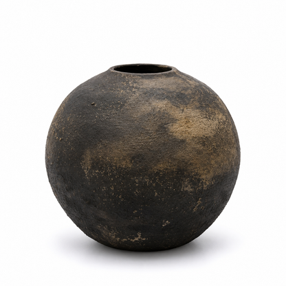 Obsidian “Hand-Painted Pottery vase ”