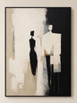 Luxury Abstract Figurative Wall Art | Handmade Painting 90 x 60 cm