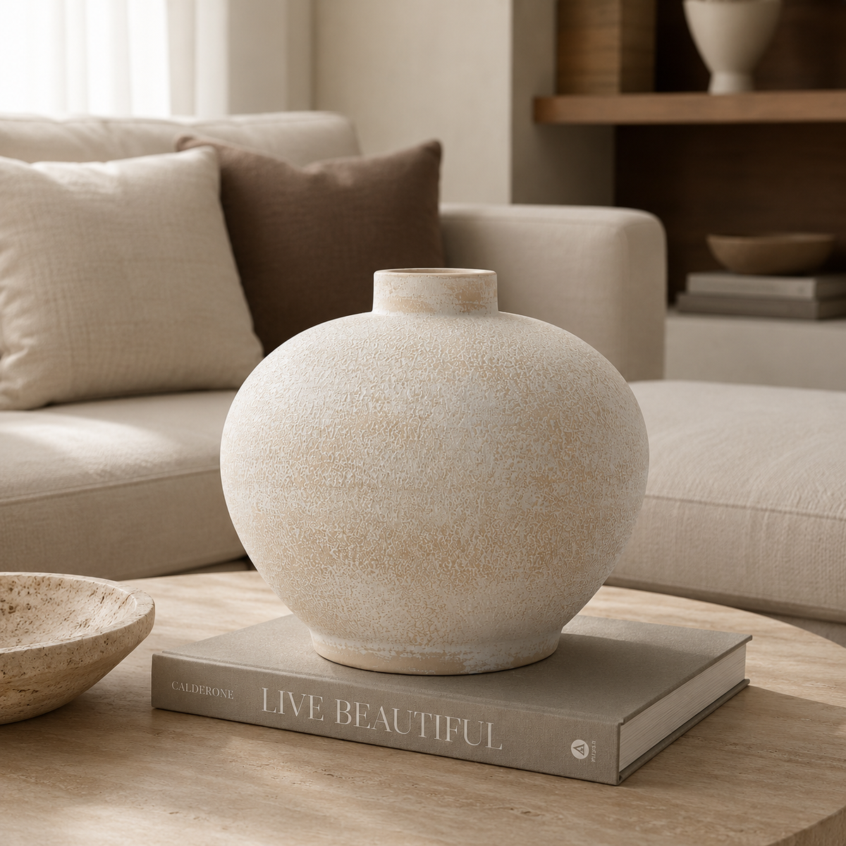 Lvory Bloom “Hand-Painted Pottery vase”