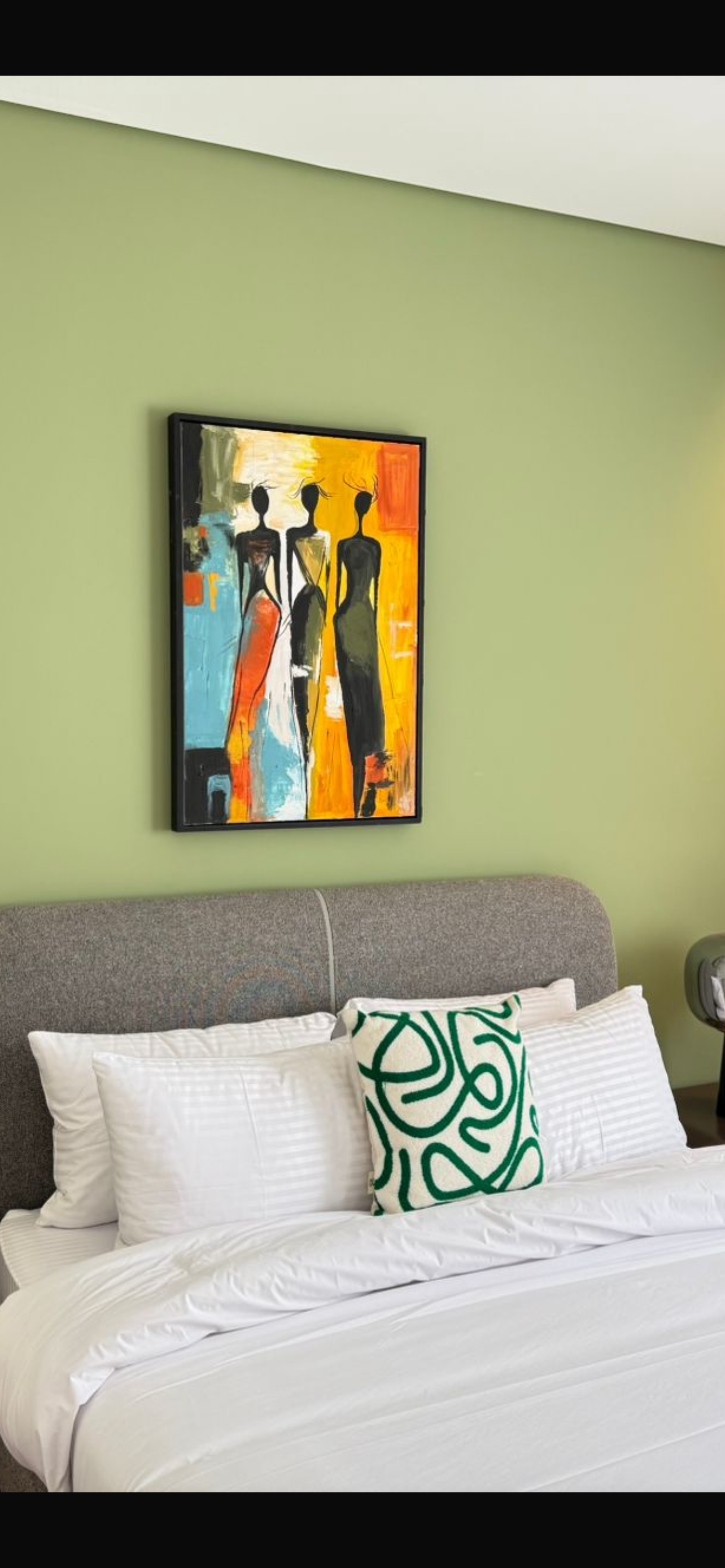 African Women Abstract Wall Art – 80 x 80 cm