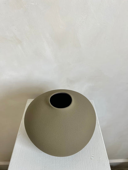 Olive vase “Hand-Painted Pottery vase ”