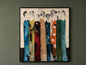 Abstract People Painting – Handmade Contemporary Wall Art 150 x 100 cm