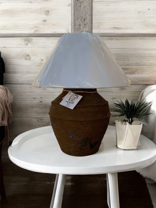 Choco Lamp “Hand-Painted Pottery Lamp”