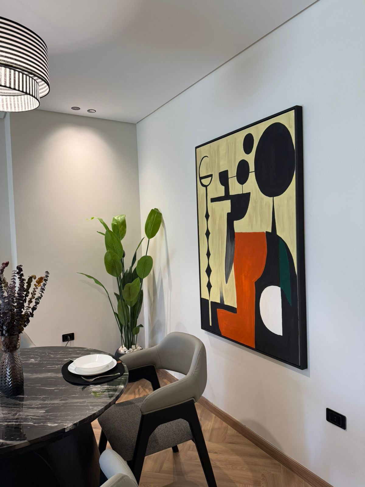 Modern Geometric Abstract Artwork – 150 x 100 cm