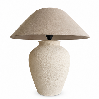 Latte Lamp “Hand-Painted Pottery Lamp”