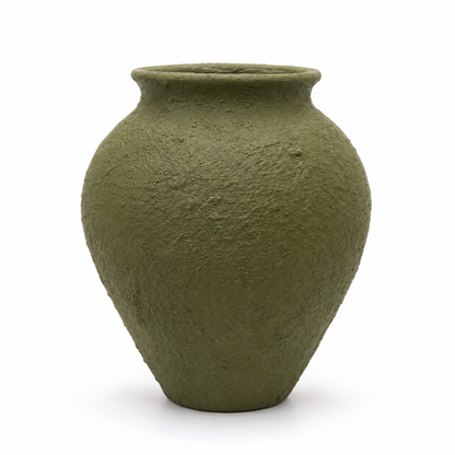 Verdant “Hand-Painted Pottery vase ”