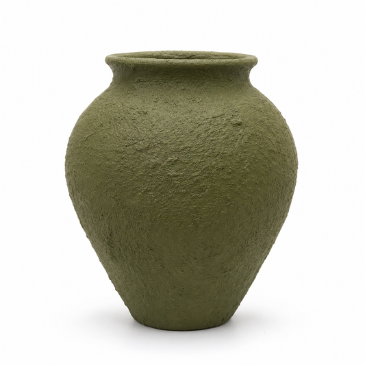 Verdant “Hand-Painted Pottery vase ”