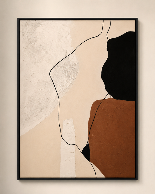 Luxury Textured Abstract Wall Art | Handmade Painting 150 x 100 cm