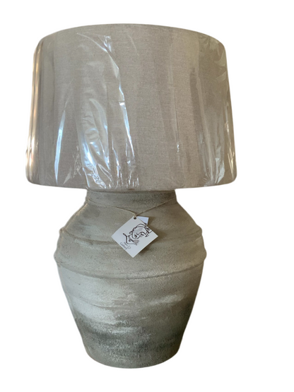 Sukoon “Hand-Painted Pottery Lamp”