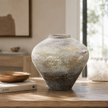 Hat-shaped vase