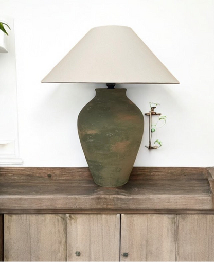 Nova Lamp “Hand-Painted Pottery Lamp”