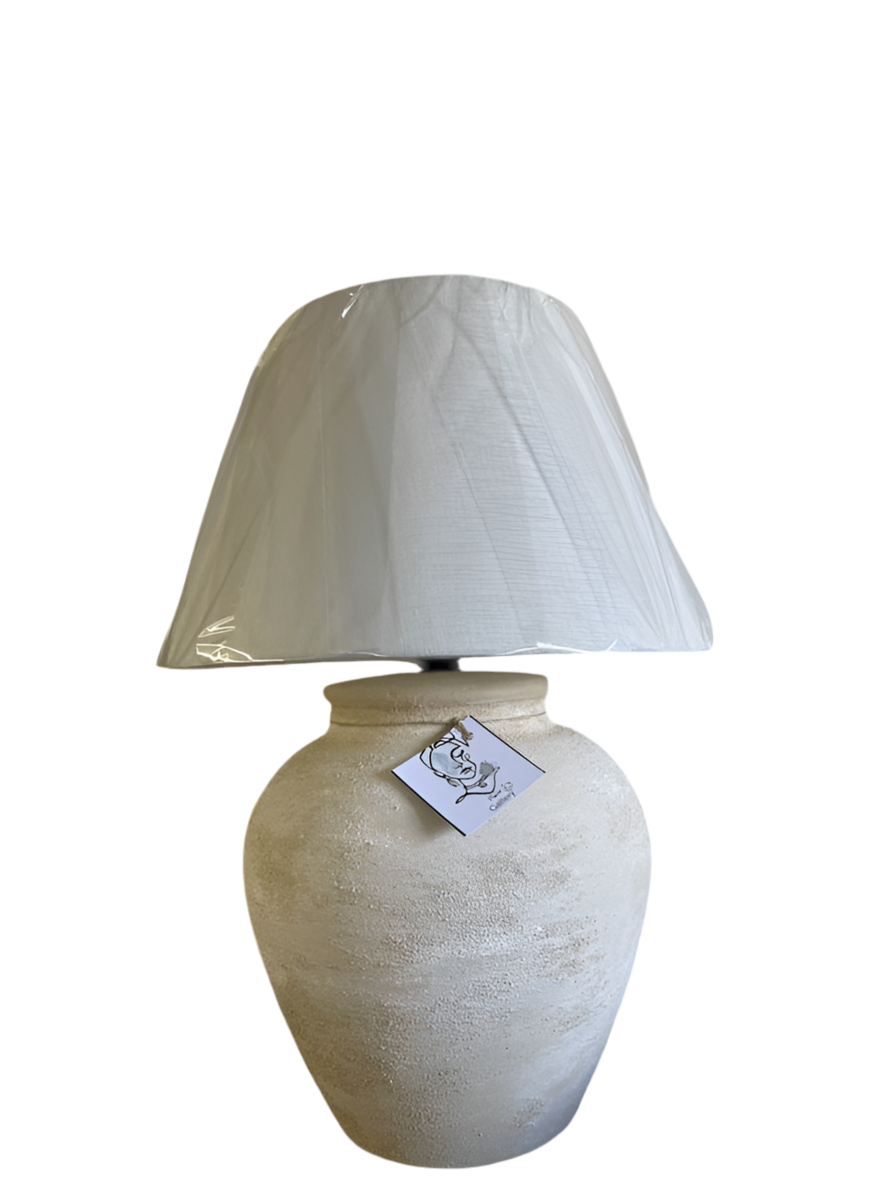 Sand Dune “Hand-Painted Pottery Lamp”