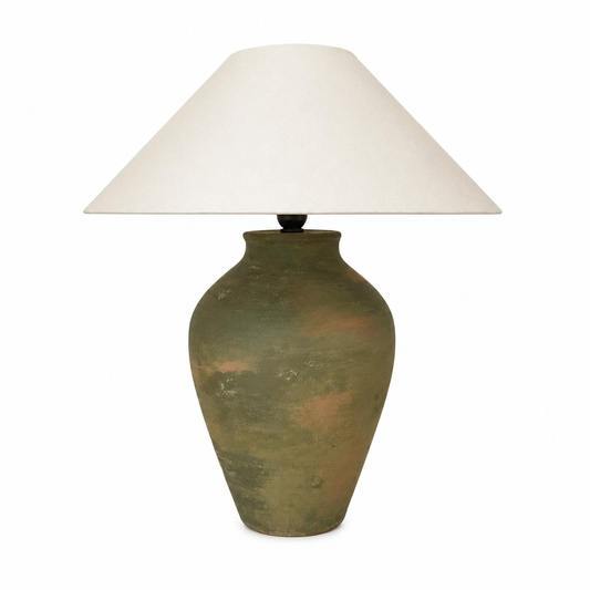 Nova Lamp “Hand-Painted Pottery Lamp”