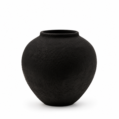 Noir shadow “Hand-Painted Pottery vase ”