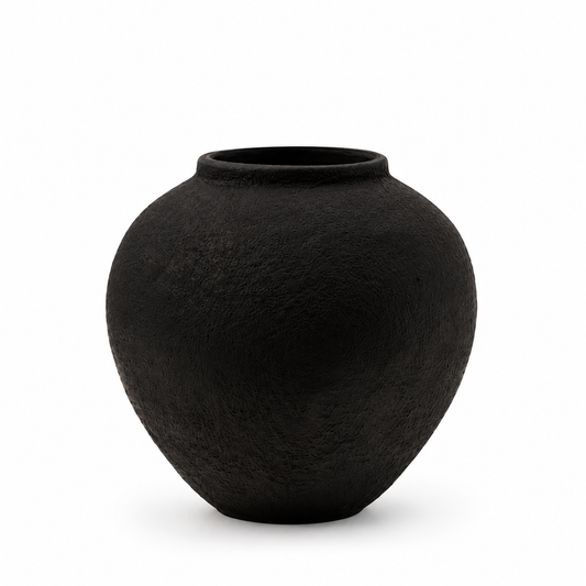 Noir shadow “Hand-Painted Pottery vase ”