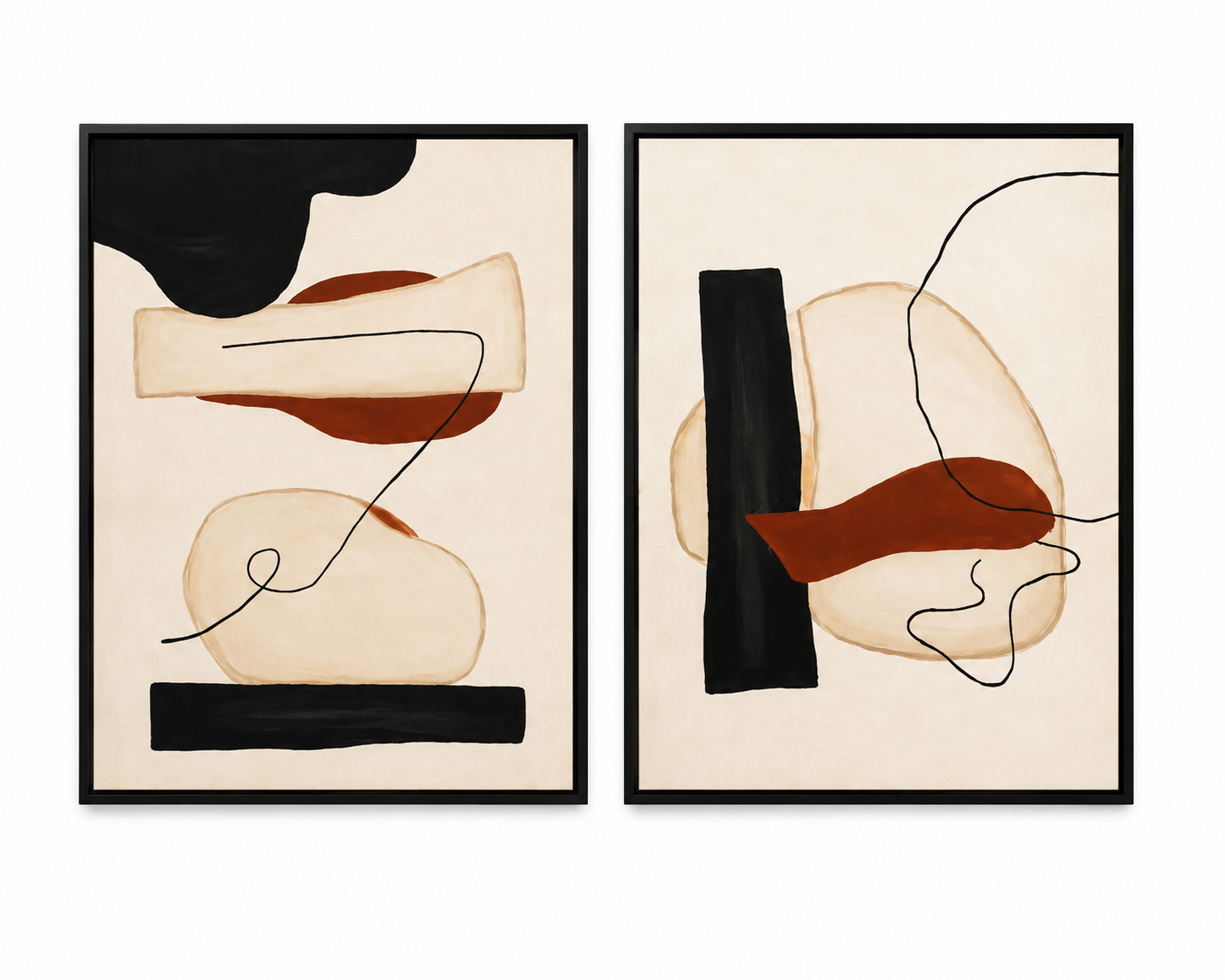 Handmade Abstract Wall Art Set