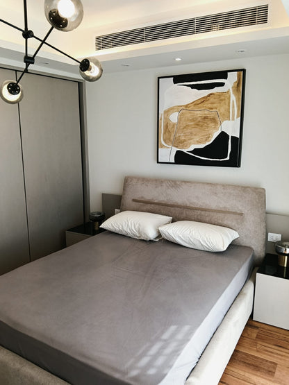 Luxury Abstract Wall Art | Handmade Modern Painting 90 x 90 cm