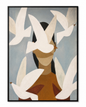 Handmade Figurative Bird Artwork | Modern Wall Painting 90 x 60 cm