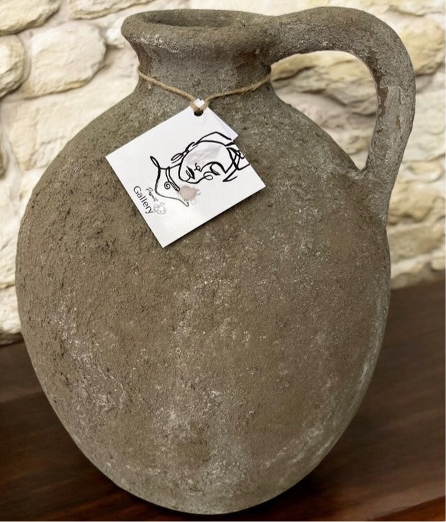 Ash Jug “Hand-Painted Pottery vase ”