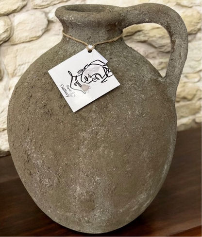 Ash Jug “Hand-Painted Pottery vase ”
