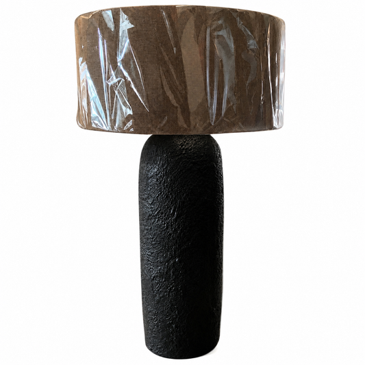 Tow tones “Hand-Painted Pottery Lamp”
