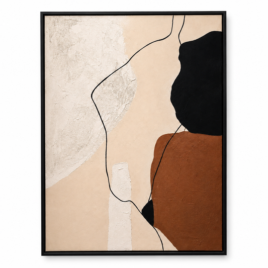Luxury Textured Abstract Wall Art | Handmade Painting 150 x 100 cm