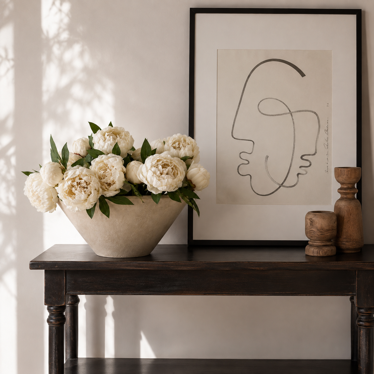 Ivory Bloom Handmade Vase