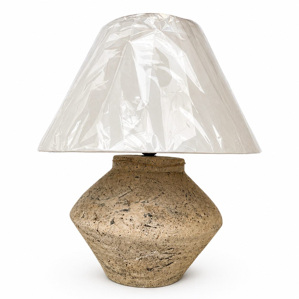 Marble Glow. “Hand-Painted Pottery Lamp”