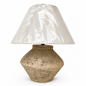 Marble Glow. “Hand-Painted Pottery Lamp”