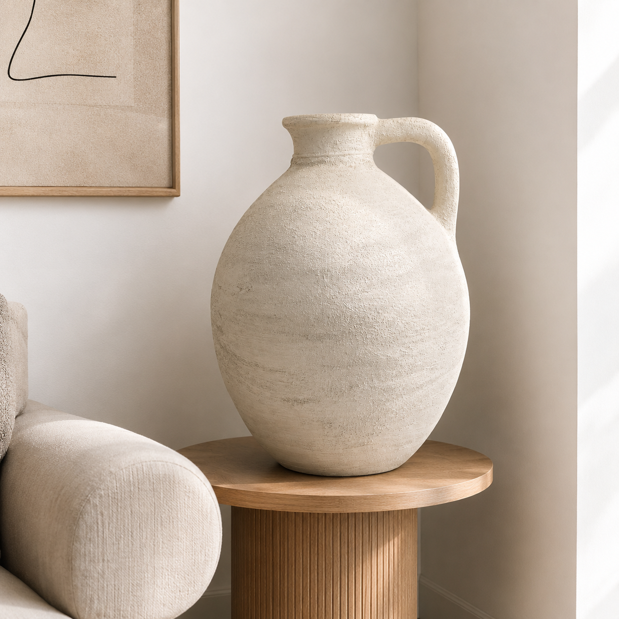 Vanilla Jug “Hand-Painted Pottery vase ”