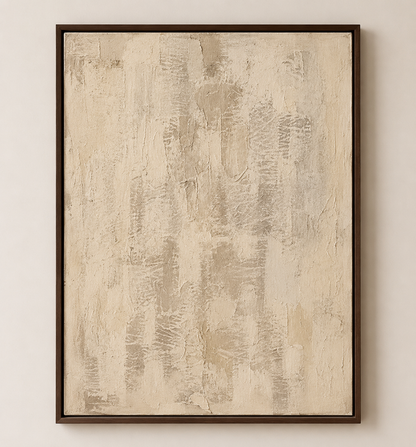 Luxury Textured Neutral Wall Art | Handmade Abstract Painting 80 x 60 cm