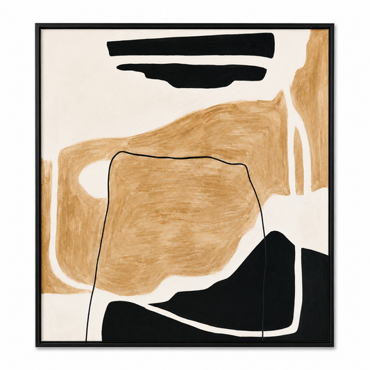 Luxury Abstract Wall Art | Handmade Modern Painting 90 x 90 cm
