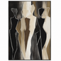 Luxury Figurative Abstract Wall Art | Handmade Painting 150 x 100 cm