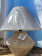 Marble Glow. “Hand-Painted Pottery Lamp”