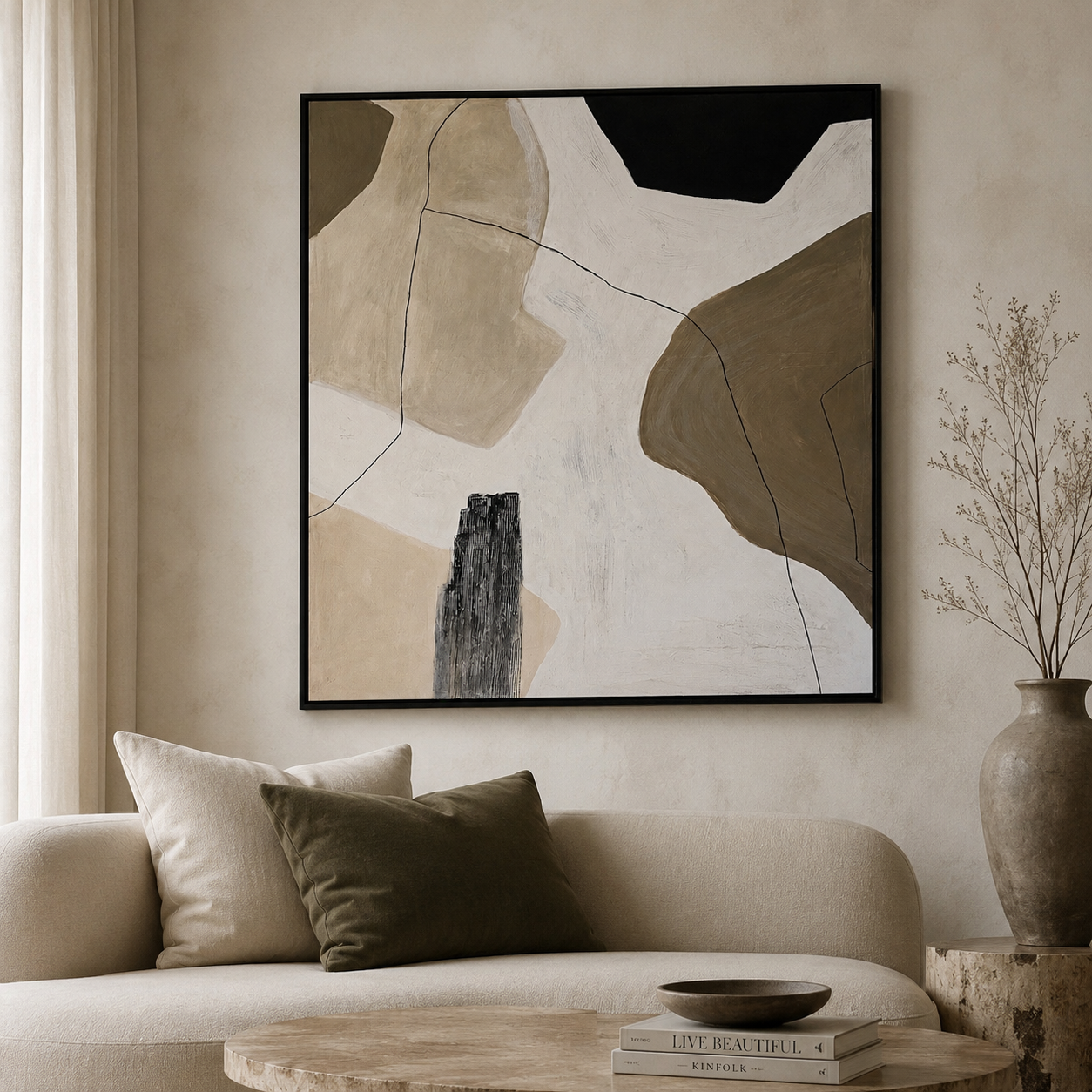 Earthly Balance Abstract Painting. 100*120