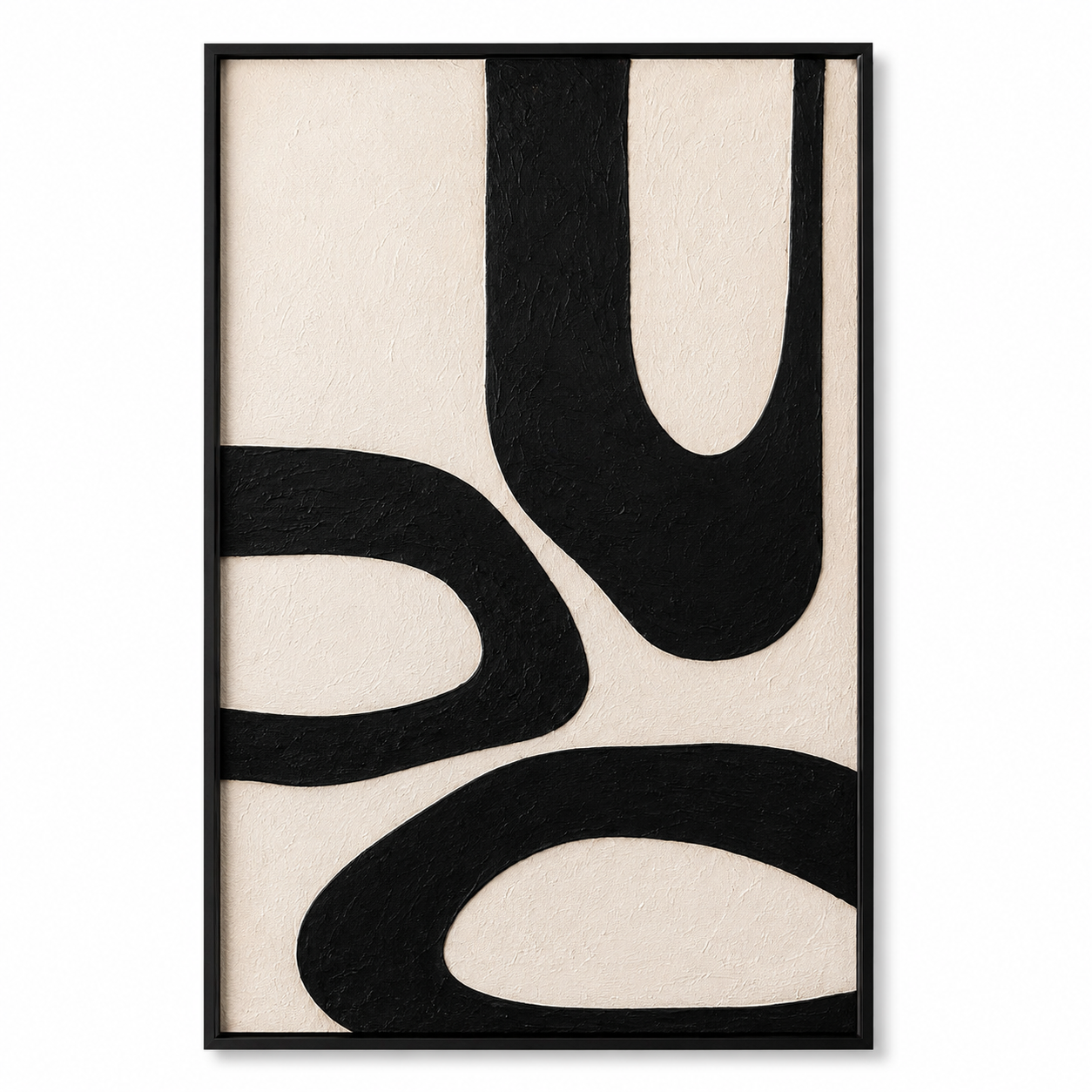 Luxury 3D Textured Abstract Wall Art | Handmade Painting 100 x 150 cm