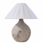 Ash Stone “Hand-Painted Pottery Lamp”