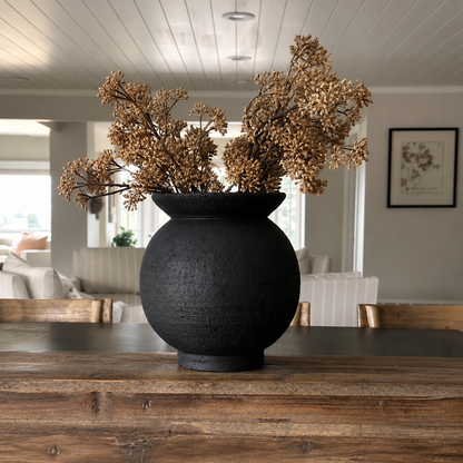 Shadow pot “Hand-Painted Pottery vase ”
