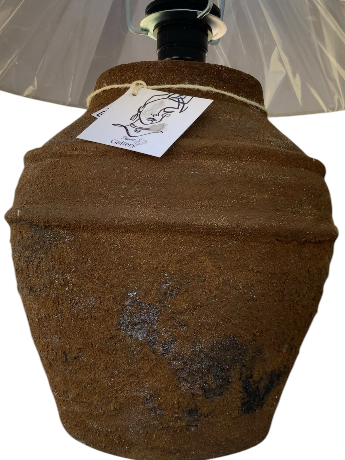 Choco Lamp “Hand-Painted Pottery Lamp”