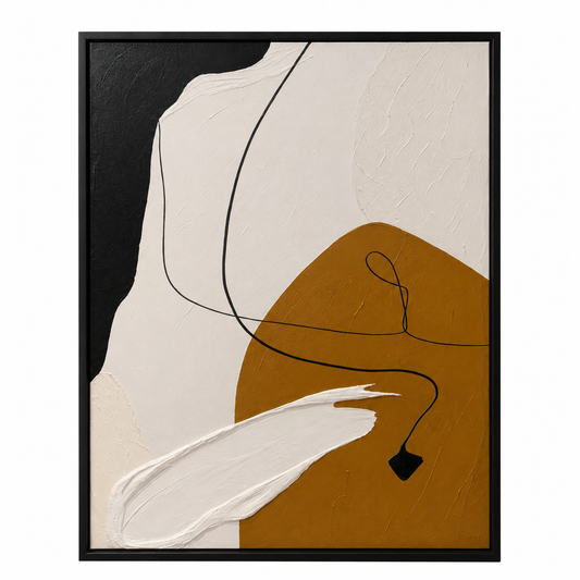 Golden Line Abstract 100*80